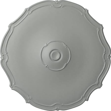 Ekena Millwork Pompeii Ceiling Medallion (Fits Canopies up to 2"), 18 7/8"OD x 1 1/2"P, Primed White CM18PO